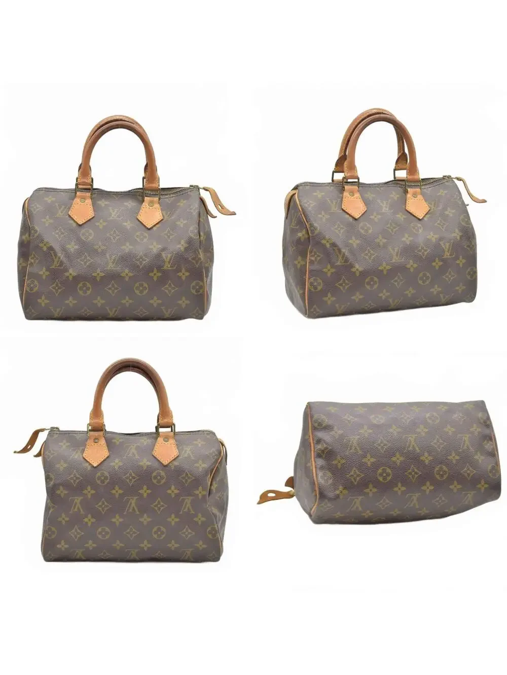 $1490 1989 Louis Vuitton Speedy 25 Brown Monogram MI8911